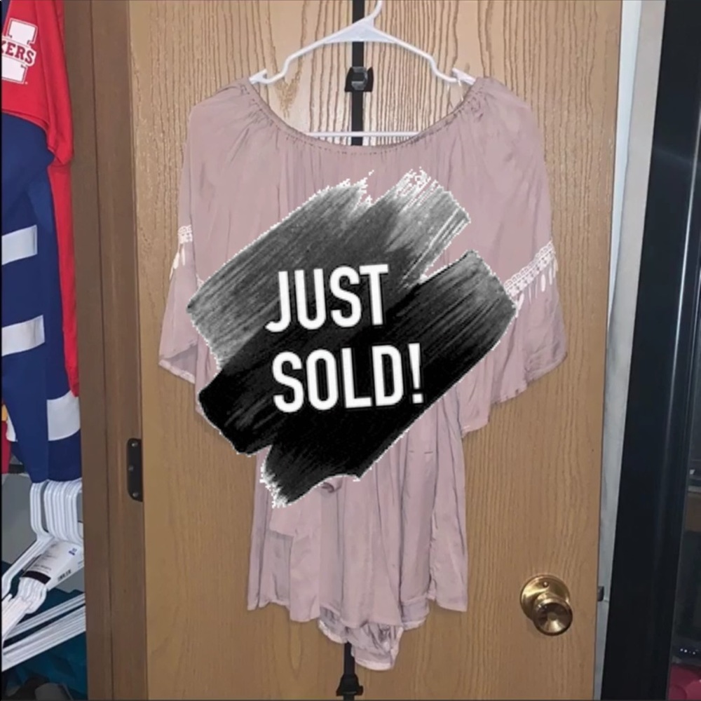 Off the shoulder taupe romper